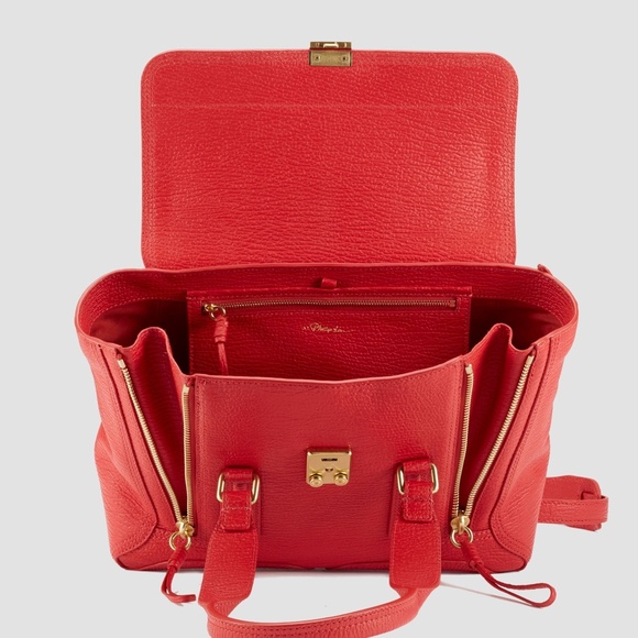 3.1 Phillip lim Pashli Medium Satchel Red display picture 1